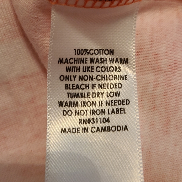 (402) Kim Roger's Woman's Long Sleeve Blouse,  Size: Small Color: Orange - Picture 9 of 16